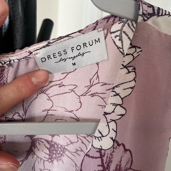 Dress Forum Lavender Sleeveless V-neck Wrap Dress - Picture 2 of 5